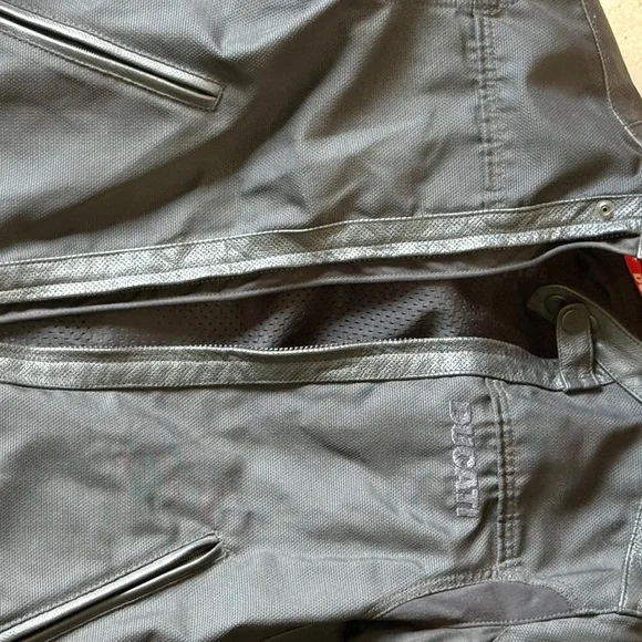 Gray Performance Jacket with Stitching Detail - Picture 2 of 3